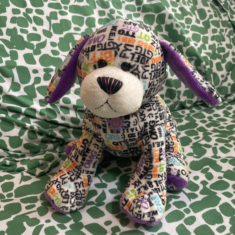 Webkinz texting puppy plushie